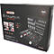 Coffret à outils noir avec 195 pièces. Inscription : KS Tools Evolution Series.